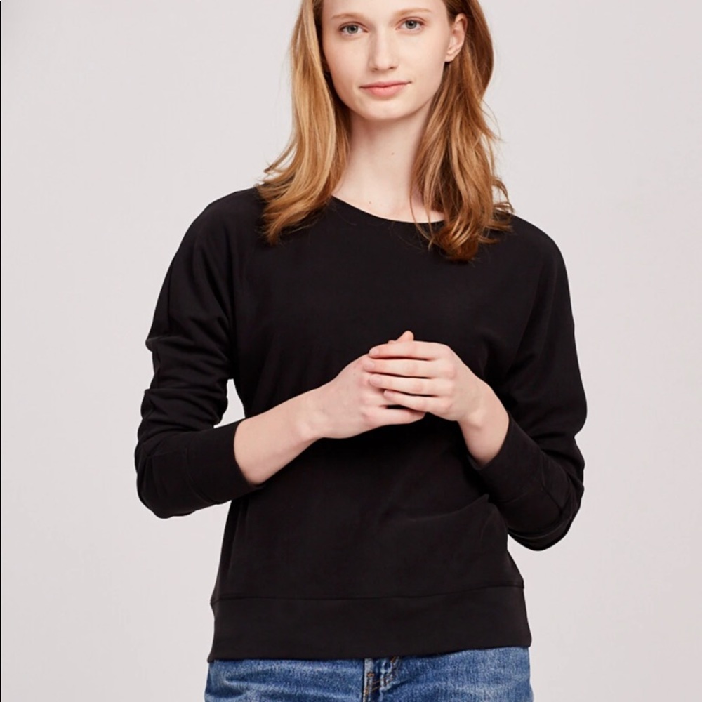 Brass Clothing Company Black Dolman Top M